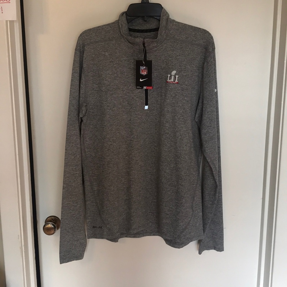 NWT Men’s Nike Dri-fit Super Bowl quarter zip